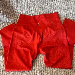 Red BuffBunny Leggings